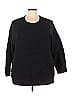 Purejill 100% Cotton Black Pullover Sweater Size 4X - photo 1