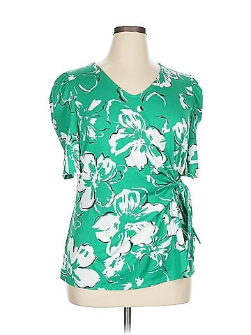 Perseption Concept Short Sleeve Blouse (view 1)
