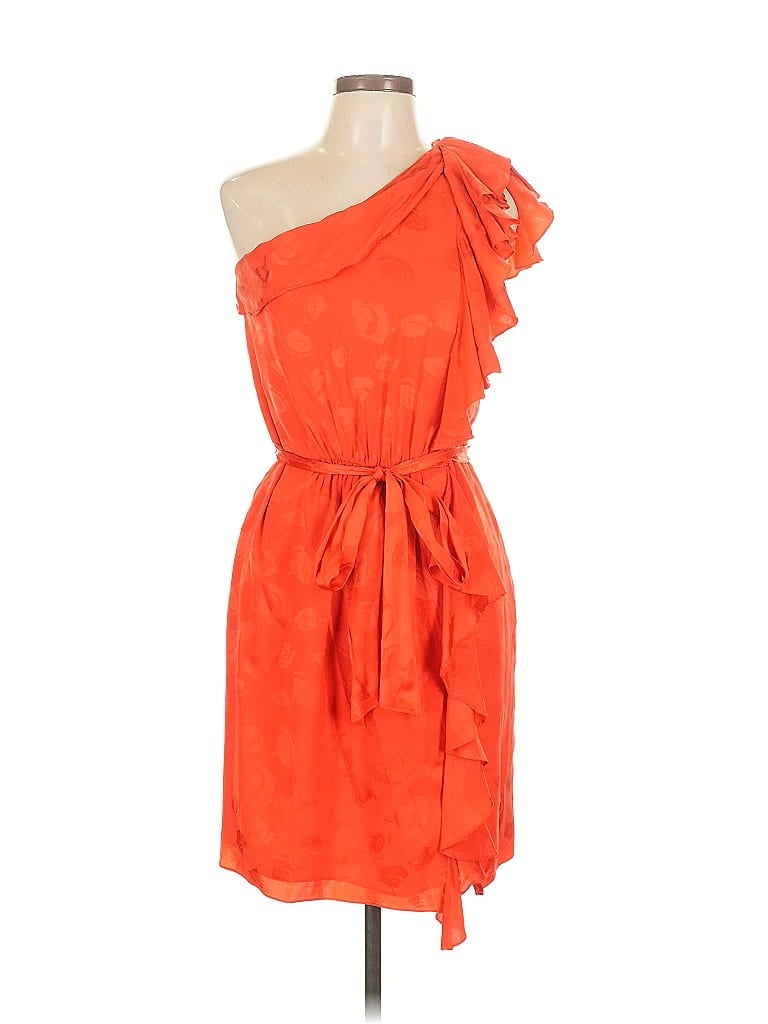 an original MILLY of New York Orange Cocktail Dress Size 10 - photo 1