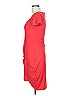 Bebe Solid Red Casual Dress Size L - photo 4
