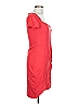 Bebe Solid Red Casual Dress Size L - photo 3