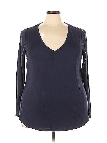 Lane Bryant 3/4 Sleeve T-Shirt (view 1)