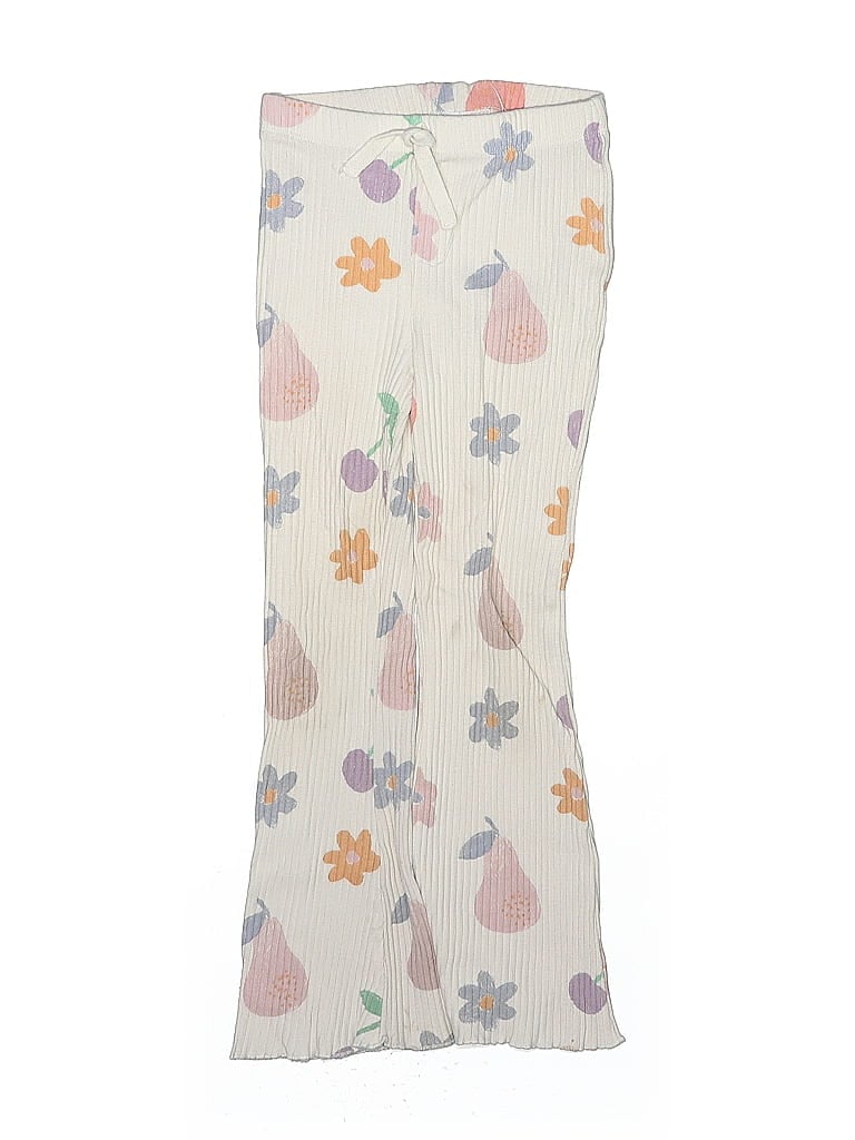 Zara Baby Print Ivory Casual Pants Size 4 - 5 - photo 1