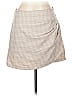 showpo Plaid Tan Casual Skirt Size 10 - photo 1