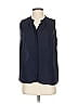 Collective Concepts 100% Polyester Blue Sleeveless Blouse Size S - photo 1