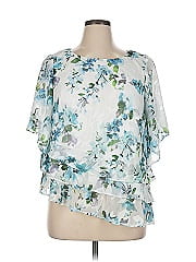 Alex Evenings Short Sleeve Blouse