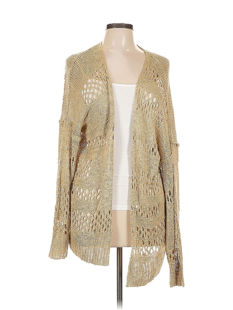 Pre-owned Unbranded Cardigan Sweater In Brown