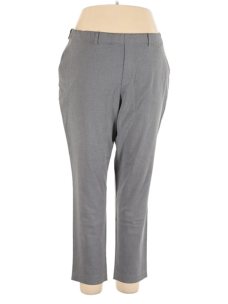 Pre-owned Uniqlo Dress Pants In Gray