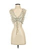 Motel 100% Viscose Ivory Sleeveless Blouse Size S - photo 1