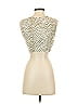 Motel 100% Viscose Ivory Sleeveless Blouse Size S - photo 2