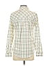 L.L.Bean 100% Polyester Argyle Ivory Long Sleeve Blouse Size XS - photo 2