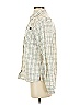 L.L.Bean 100% Polyester Argyle Ivory Long Sleeve Blouse Size XS - photo 4