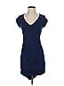 Assorted Brands Solid Blue Casual Dress Size XS - photo 1