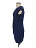 Assorted Brands Solid Blue Casual Dress Size XS - photo 5