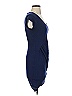 Assorted Brands Solid Blue Casual Dress Size XS - photo 4