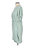 Rails 100% Cotton Solid Green Casual Dress Size L - photo 4