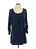 Susan Graver Blue 3/4 Sleeve Blouse Size S - photo 1