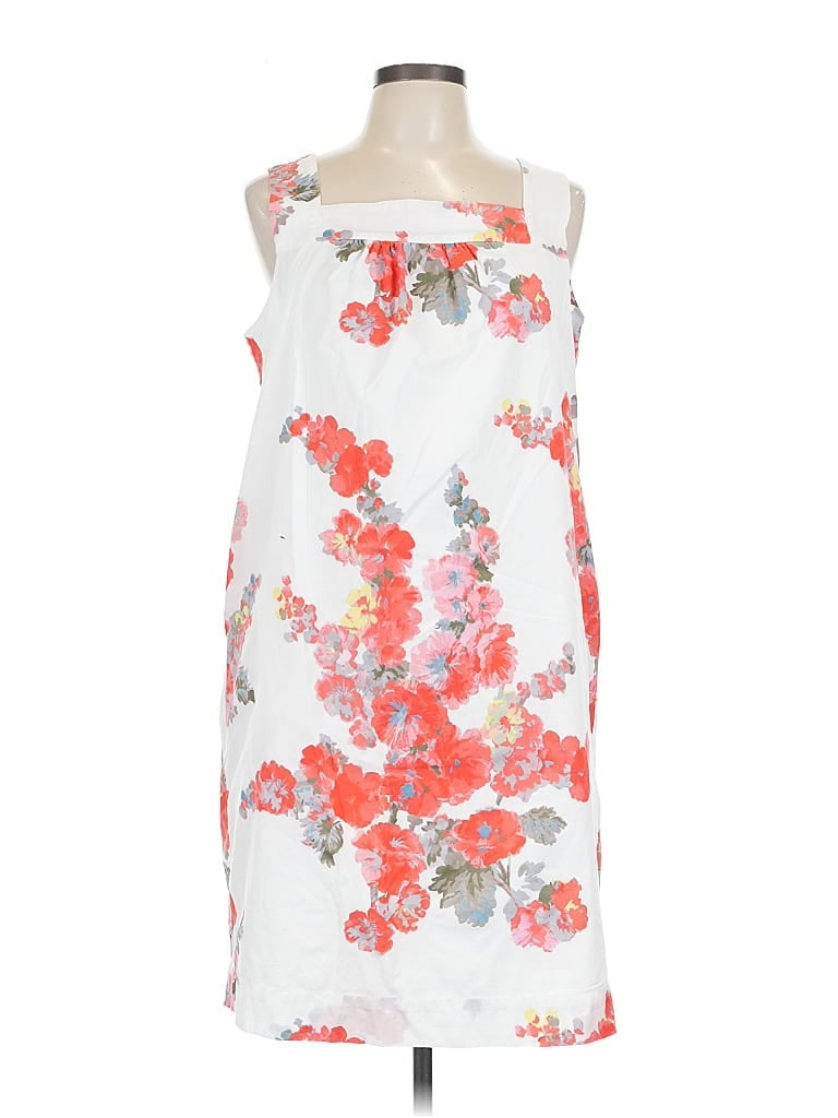 Pre-owned Joules Casual Dress In White