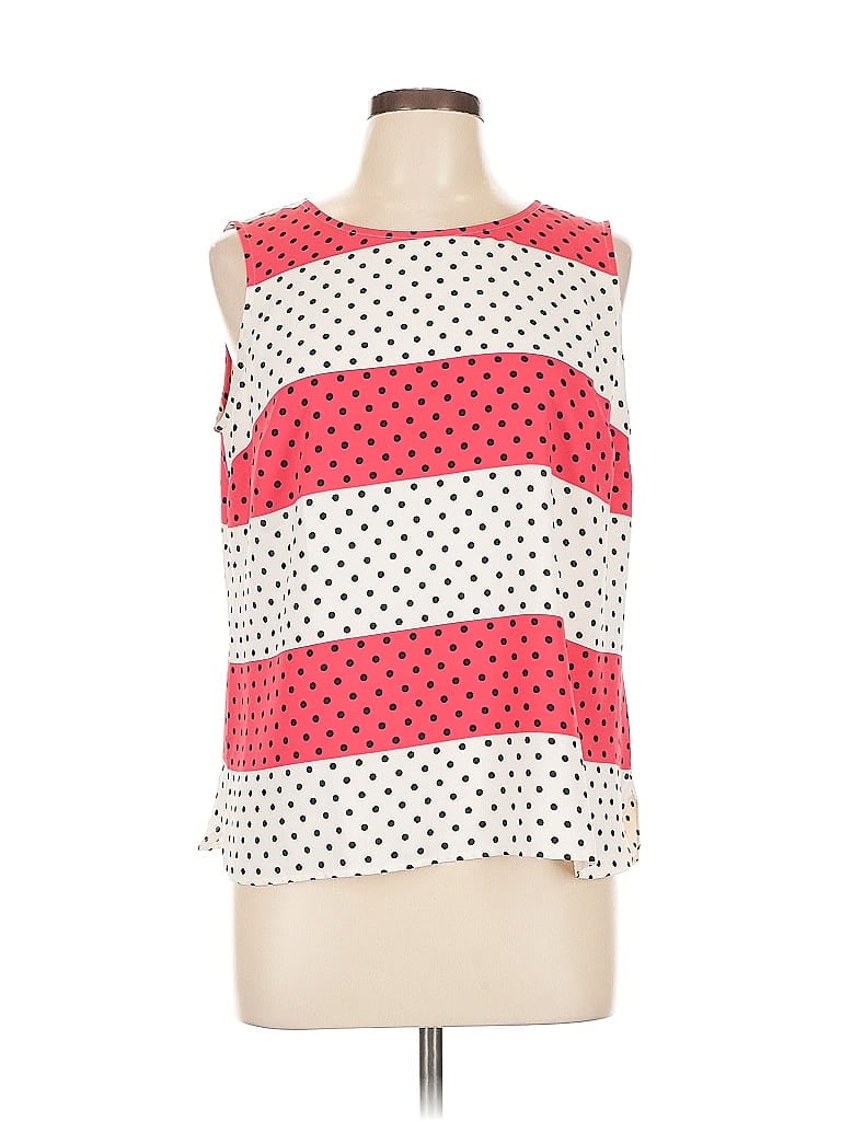 Pre-owned Talbots Sleeveless Blouse In Red