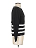 Nicole Miller Color Block Stripes Black Pullover Sweater Size P (petite) - photo 4