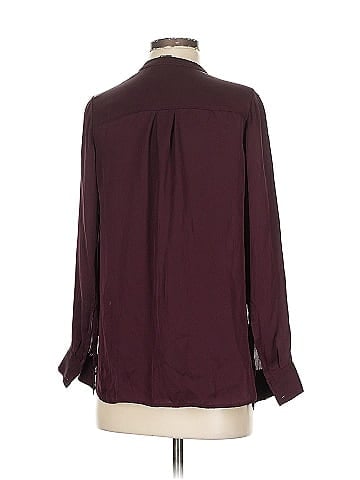 Vince. Long Sleeve Silk Top (view 2)