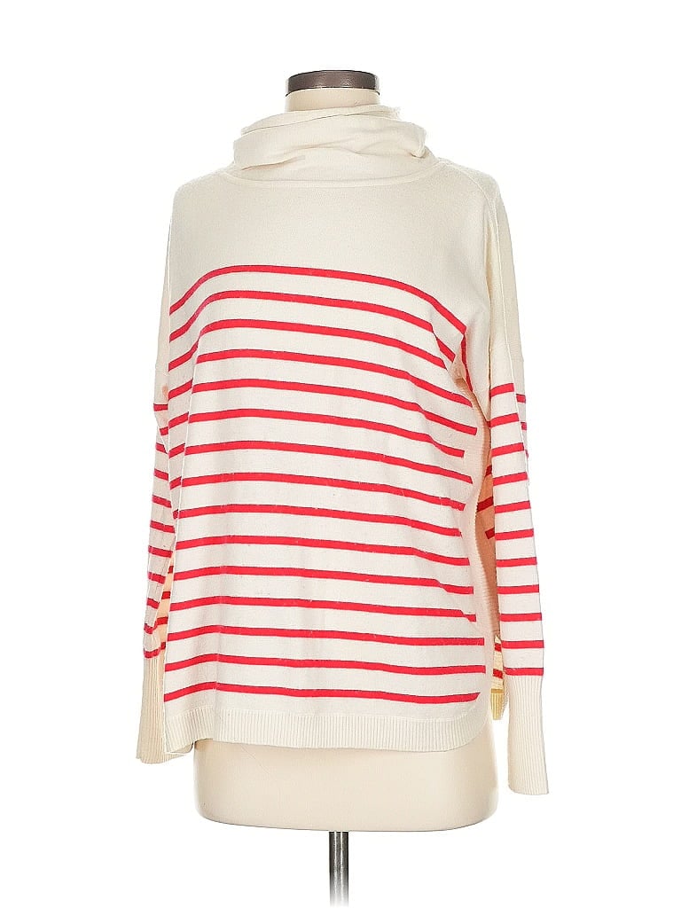 Pre-owned Vineyard Vines Pullover Sweater In White