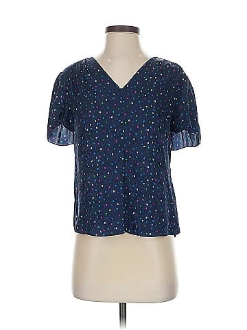 Rebecca Taylor Short Sleeve Silk Top (view 1)