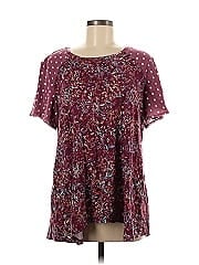 Logo By Lori Goldstein Short Sleeve Blouse