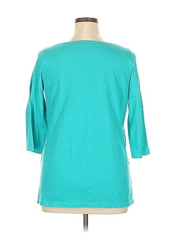 Woman Within 3/4 Sleeve T-Shirt (view 2)