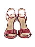 Cavallini Color Block Red Heels Size 9 1/2 - photo 2