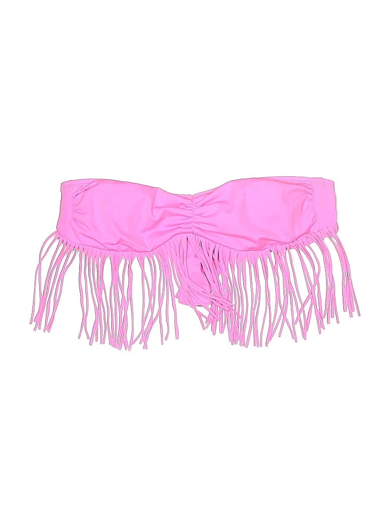 Pre-owned Guess Swimsuit Top Pink Swimwear