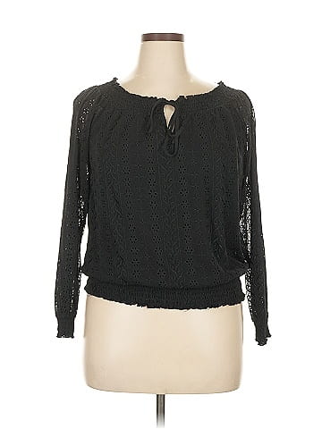 INC International Concepts Long Sleeve Blouse (view 1)