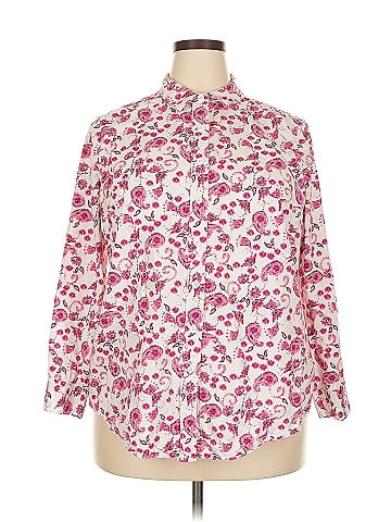 Woman Within 3/4 Sleeve Blouse (view 1)