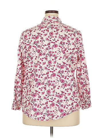 Woman Within 3/4 Sleeve Blouse (view 2)
