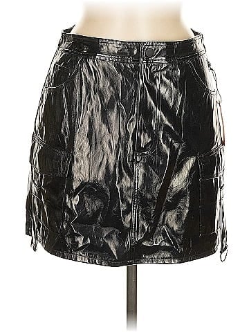 Forever 21 Faux Leather Skirt (view 1)