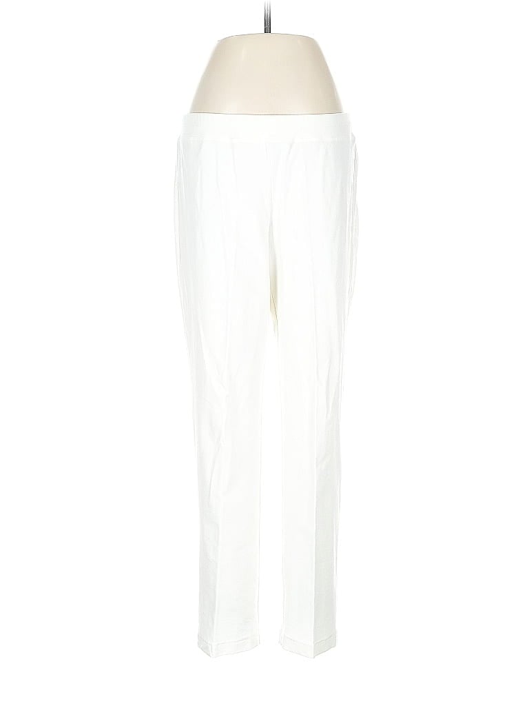 Pre-owned Eileen Fisher Casual Pants In White