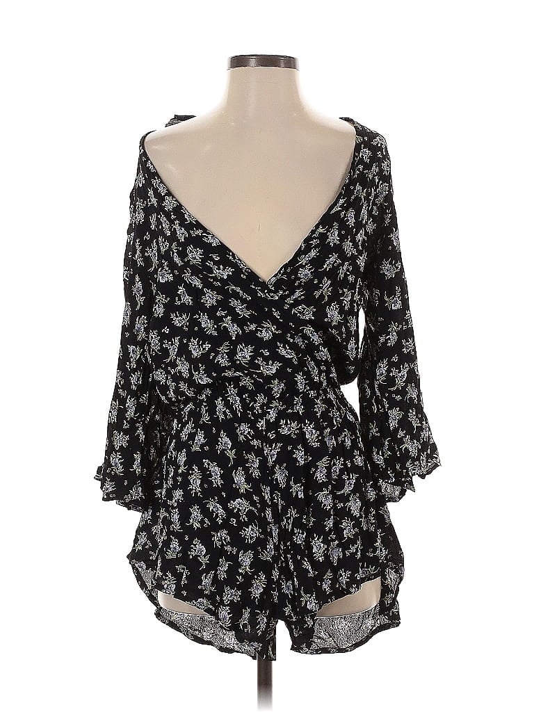 Pre-owned Blue Life Romper In Black