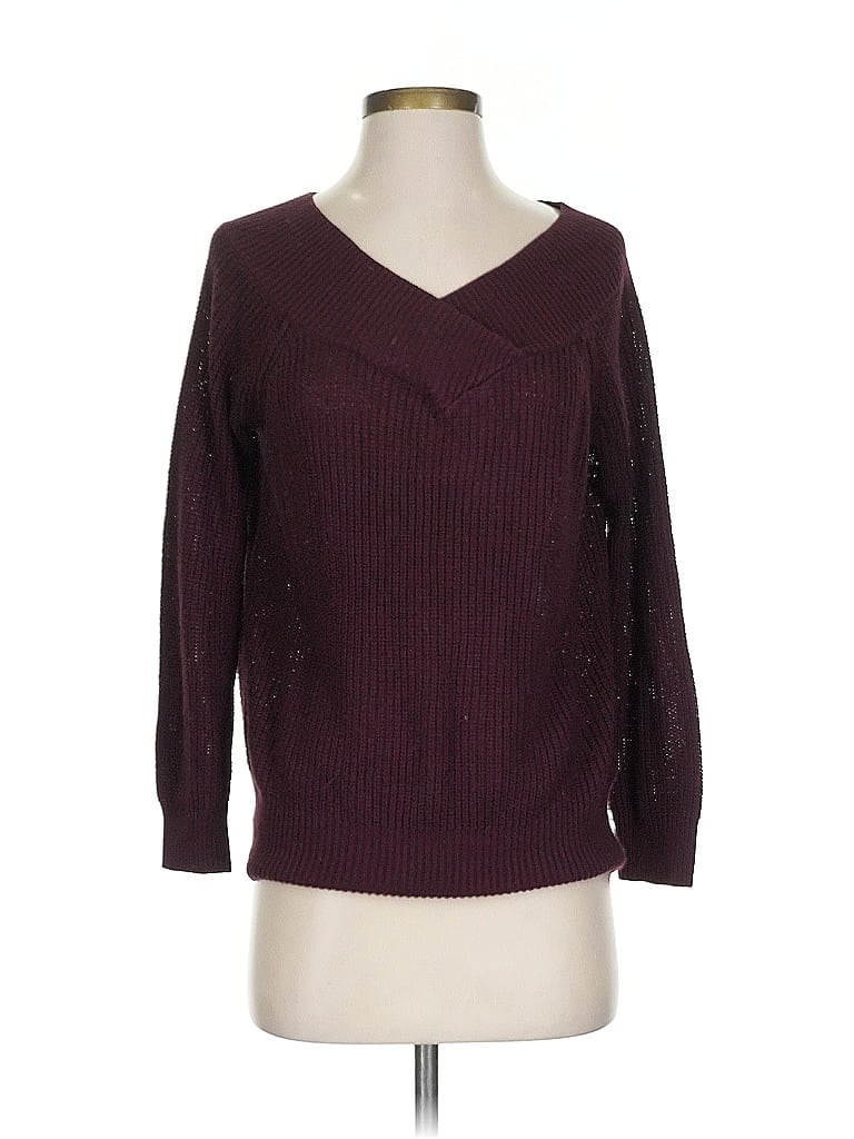 SOHO JEANS NEW YORK & COMPANY Pre-owned Pullover Sweater In Burgundy