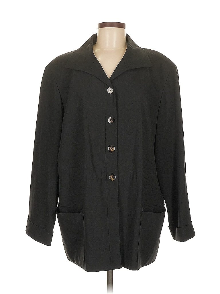 LINDA ALLARD ELLEN TRACY Pre-owned Coat In Black