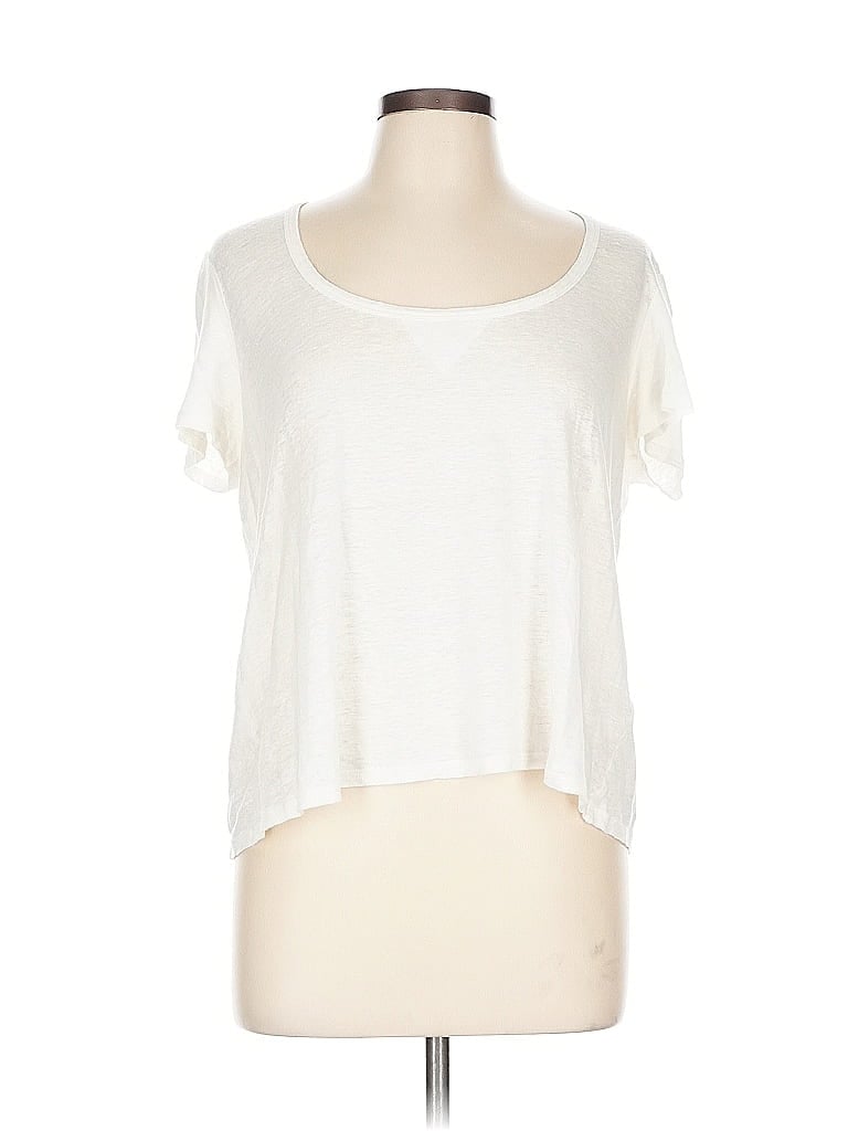 Pre-owned Joie Short Sleeve T-shirt In White