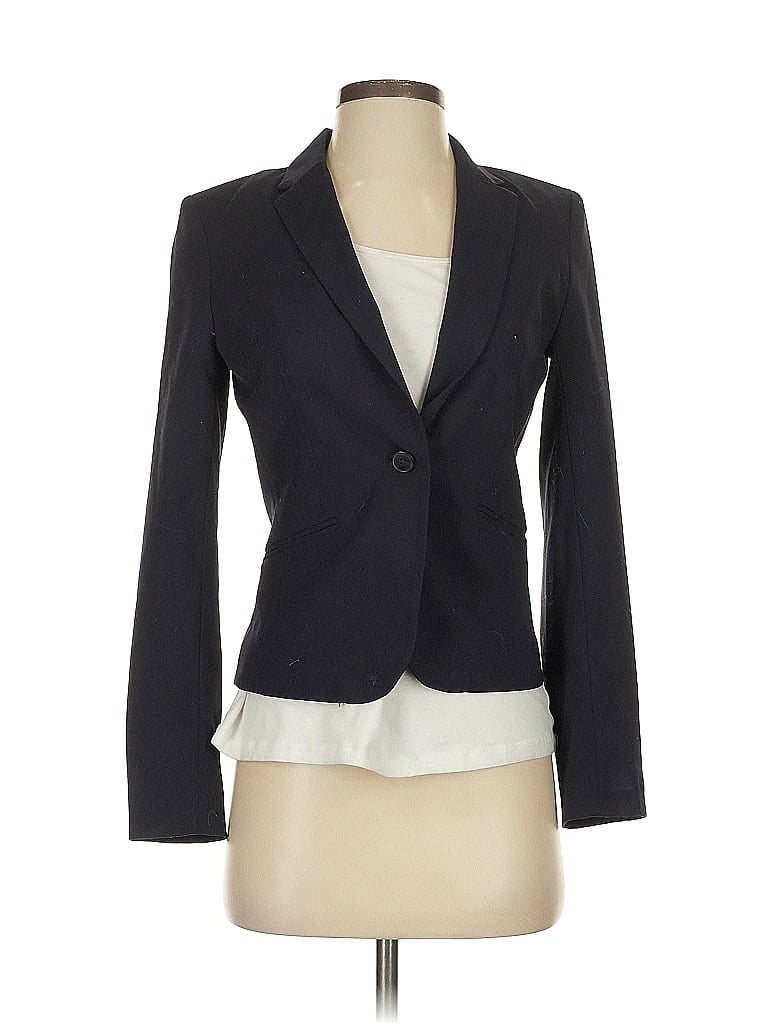 Pre-owned H&m Blazer Jacket In Gray
