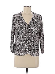 Lord & Taylor 3/4 Sleeve Silk Top