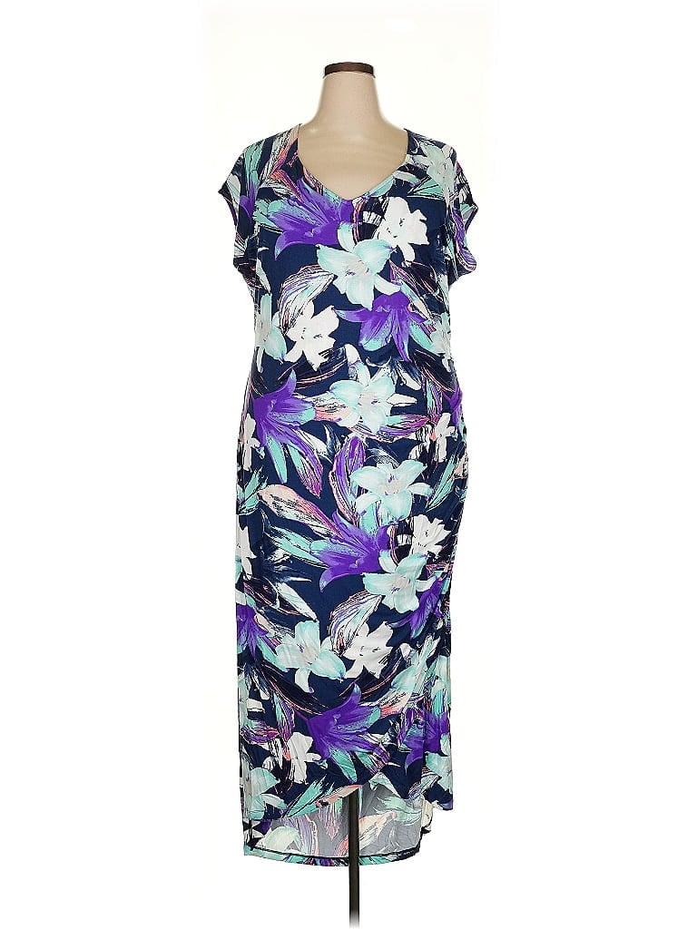 Pre-owned Colleen Lopez Cocktail Dress In Purple