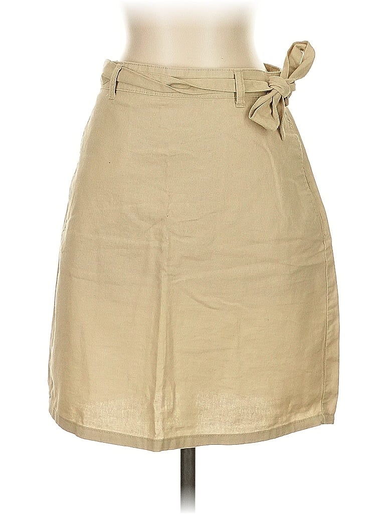 Pre-owned Pieces Casual Skirt In Brown