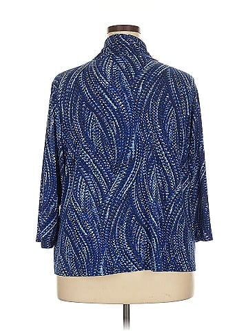 Susan Graver 3/4 Sleeve Blouse (view 2)