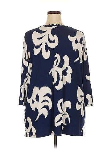 Susan Graver 3/4 Sleeve Blouse (view 2)