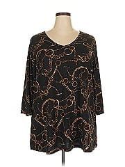 Susan Graver 3/4 Sleeve Top