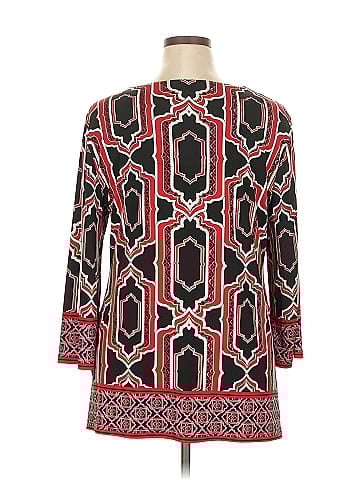 JM Collection 3/4 Sleeve Blouse (view 2)