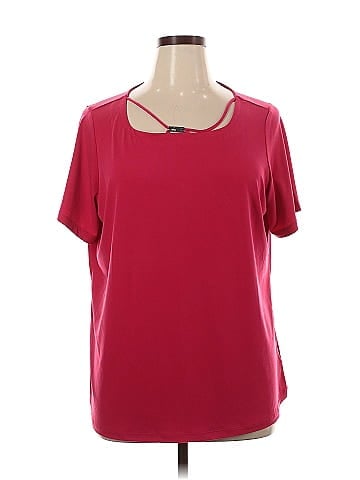 Susan Graver Short Sleeve Blouse (view 1)
