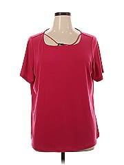 Susan Graver Short Sleeve Blouse